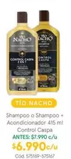 Tío Nacho - Shampoo O Shampoo + Acondicionador Control Capsa