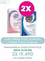 Lady Speed Stick - Clinical / Speed Stick Clinical