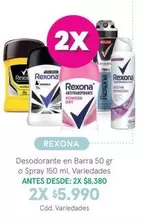 Rexona - Desodorante En Barra