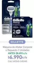 Gillette - Máquina De Afeitar Corporal