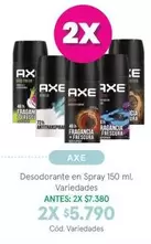 Axe - Desodorante En Spray