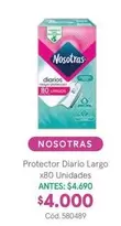 Nosotras - Protector Diario Largo