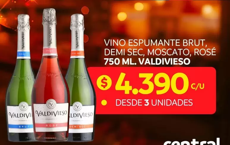 Valdivieso - Vino Espumante Brut, Demi Sec, Moscato, Rosé 750 Ml.