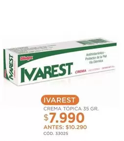 Ivarest - Crema Tónica