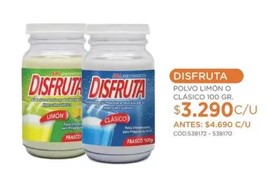 Disfruta - Polvo Limon O Clasico