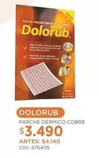 Parche Dermico Cobre