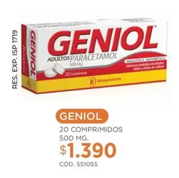 Geniol - 20 Comprimidos