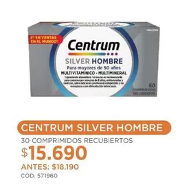Centrum - Silver Hombre