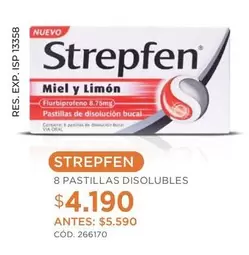 8 Pastillas Disolbile