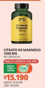 Club - Citrato De Magnesio
