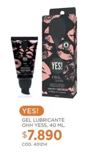 Yes - Gel Lubricante