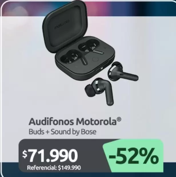 Motorola - Audifonos  Buds + Sound