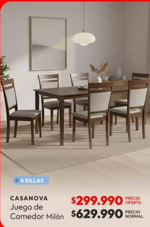 Juego De Comedor Milan