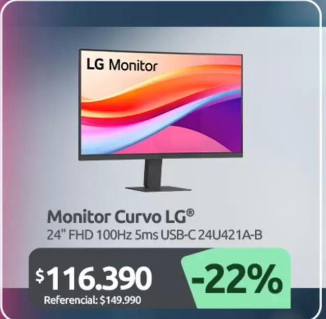 LG - Monitor Curvo