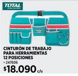 Cinturon De Trabajo Para Herramientas 12 Posiciones