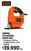 Black & Decker - Sierra Caladora Ks501-b2c