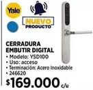 Yale - Cerradura Embutir Digital