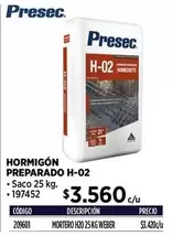 Presec - Preparado H-02