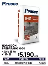 Presec - Preparado H-01