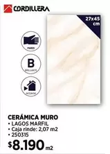 Cordillera - Cerámica Muro