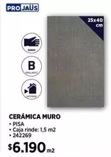 Cerámica Muro Pisa