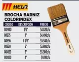 Hela - Brocha Barniz Colorindex