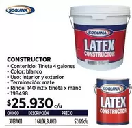 Soquina - Contructor