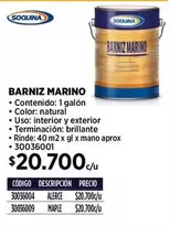 Soquina - Barniz Marino