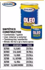 Soquina - Oleo Contructor