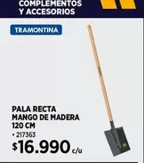 Tramontina - Pala Recta Mango De Madera 120 Cm