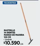Tramontina - 14 Dientes Mango De Madera 120 Cm