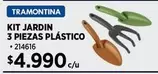Tramontina - Kit Jardin 3 Piezas Plastico