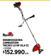 Toyama - Desbrozadora Combustion Tbc26x10 Hp 25,4 Cc