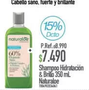 Naturaloe - Shampoo Hidratación & Brillo 350 Ml.
