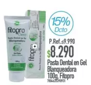 Pasta Dental En Gel Blanqueadora