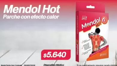 Mendol Hot Porche Con Efecto Calor