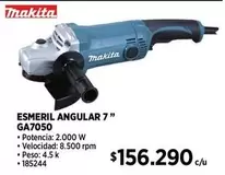 Makita - Esmeril Angular 7" GA7050