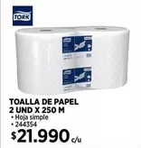 Tork - Toalla De Papel 250 M