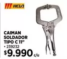 Hela - Caiman Soldador Tipo C 11"
