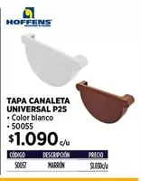 Hoffens - Tapa Canaleta Universal P25