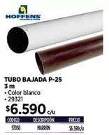 Hoffens - Tubo Bajada P-25 3 M