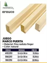 Arauco - Juego Marco Puerta
