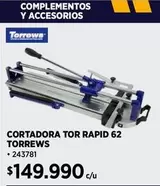 Cortadora Tor Rapid 62 Torrews