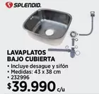 Splendid - Lavaplatos Bajo Cubierta