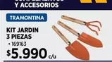 Tramontina - kit jardín 3 piezas