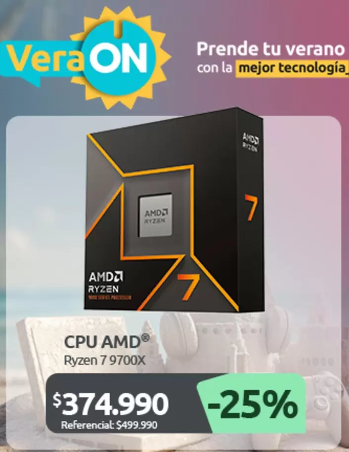 AMD - Cpu Amd Ryzen 79700x
