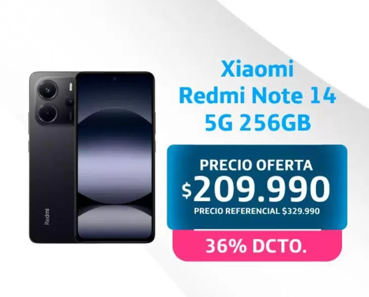 Xiaomi - Redmi Note 14 5G 256GB