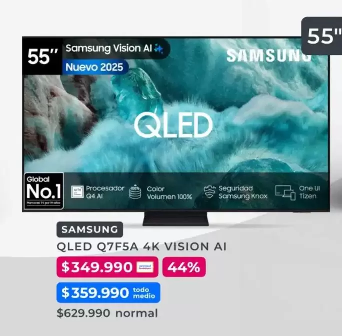 Samsung - Qled Q75F5 4K Vision Ai