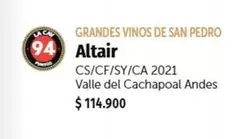 Andes - Grandes Vinos De San Pedro