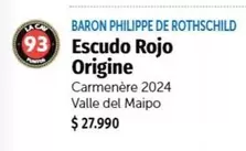 Escudo -  Rojo Origine